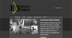 Desktop Screenshot of ellebellesalon.com